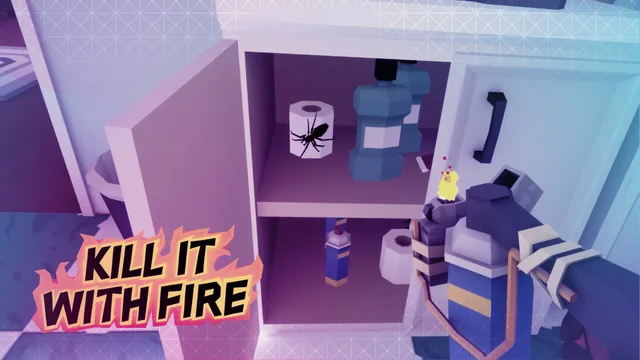 Поохотиться на пауков можно в игре Kill it With Fire VR