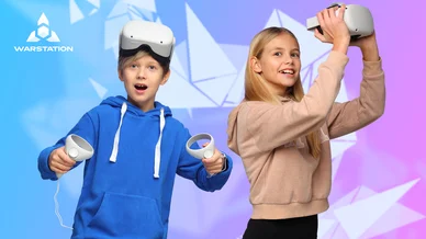 Дети на арене виртуальной реальности