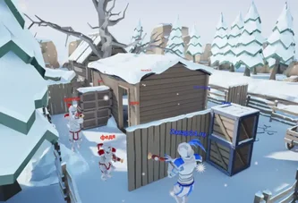 зимняя деревня виртуальная реальность