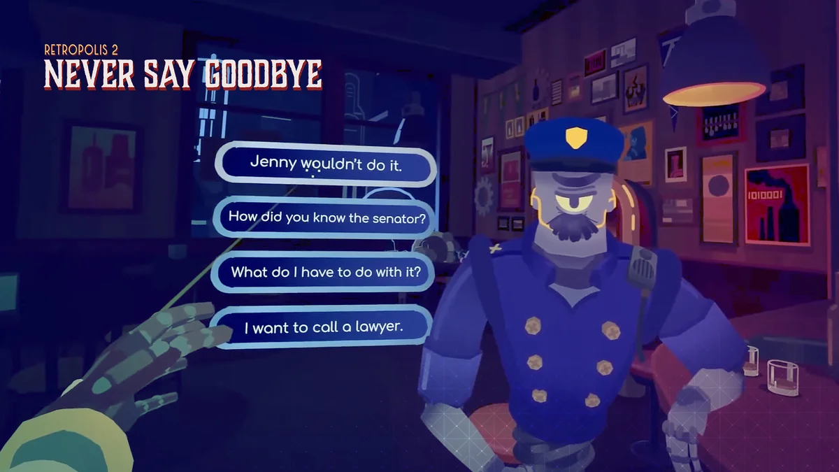 Retropolis 2: Never Say Goodbye можно оценить в раннем доступе на гарнитурах Quest